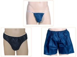 slips y boxers desechables